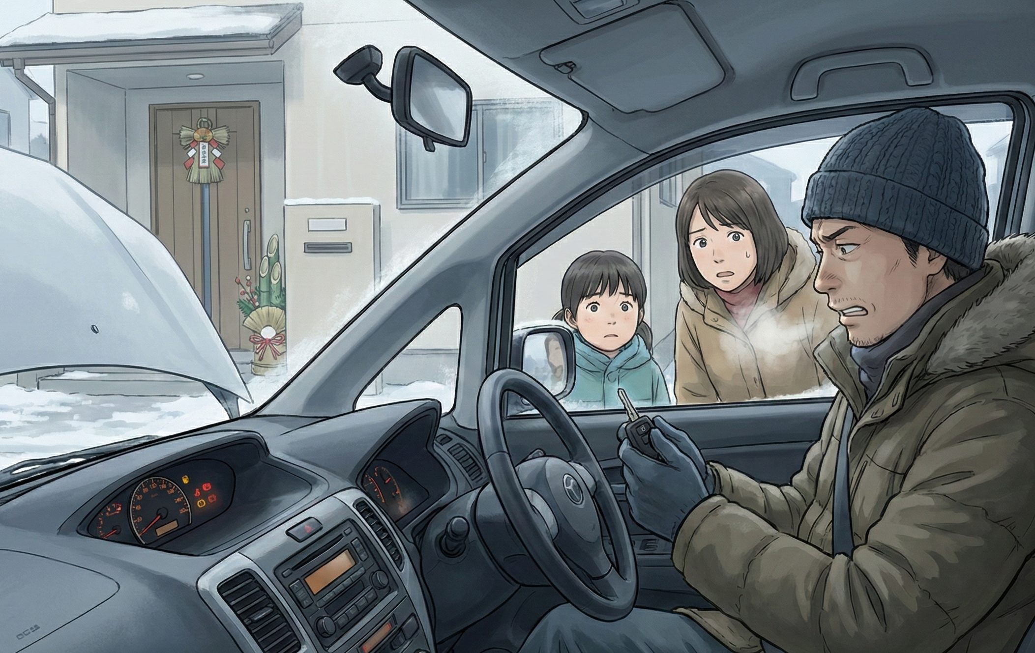 【年末の悲劇】元旦にエンジンがかからない！？北九州の冬、バッテリー上がりが急増する理由と「3つの危険サイン」